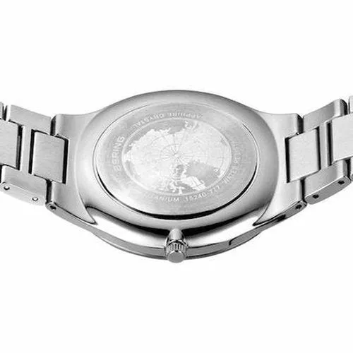 Bering Titanium brushed silver Gents Watch