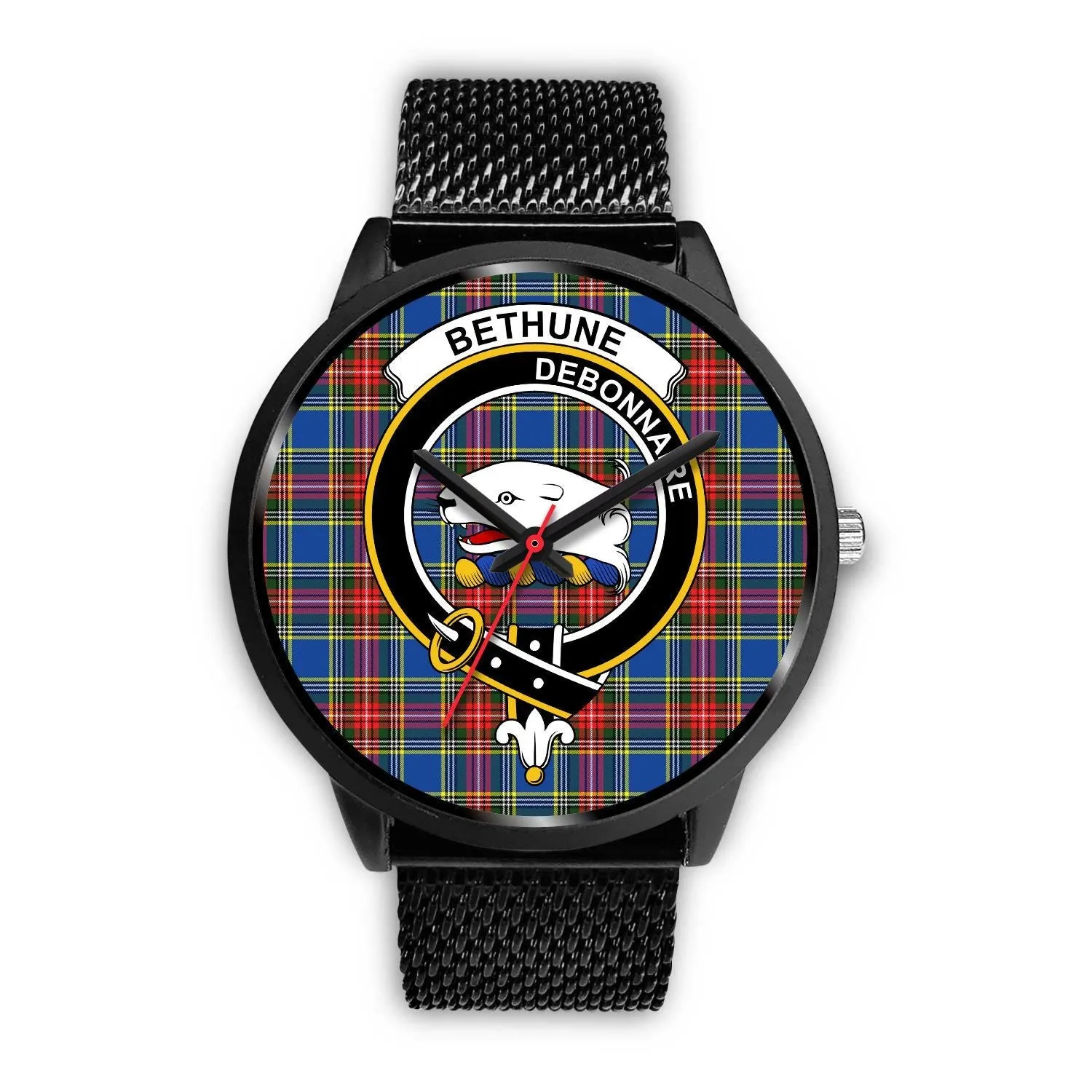 Bethune Clan Badge Tartan Black Watch