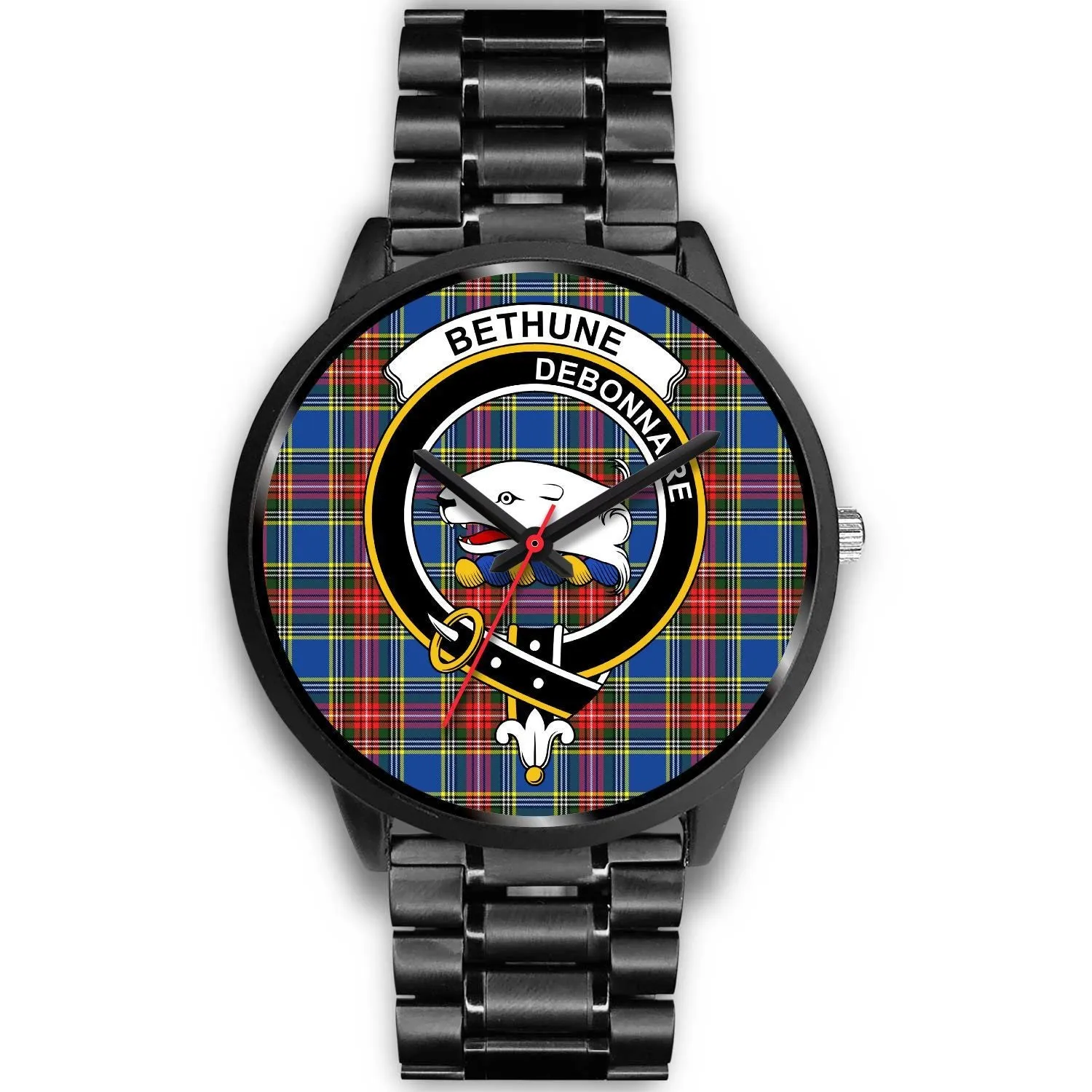 Bethune Clan Badge Tartan Black Watch