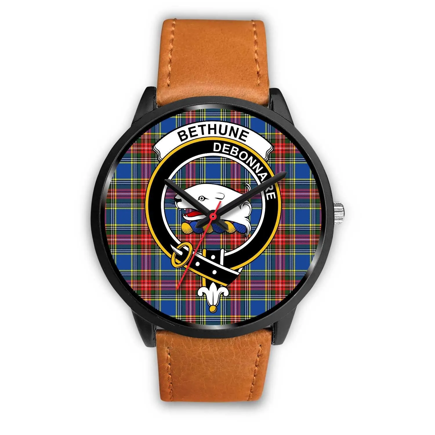 Bethune Clan Badge Tartan Black Watch