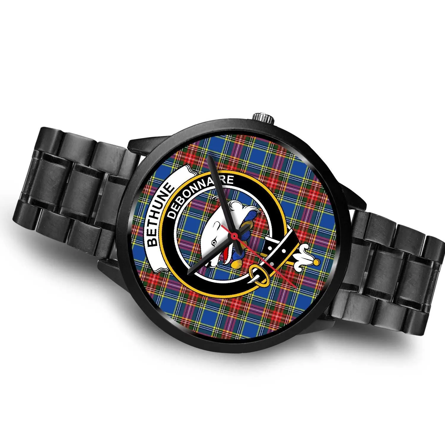 Bethune Clan Badge Tartan Black Watch