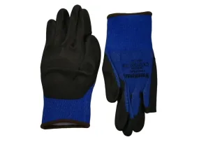 Blue HDPE-Dipped Work Gloves, Large - Workhorse Brand