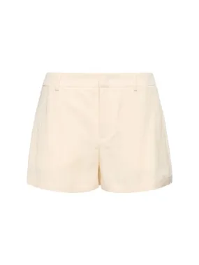 Blumarine   Washed gabardine shorts 