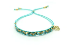 Boho Betty Freedom Turquoise Beaded Friendship Bracelet