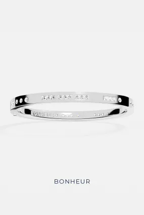 BONHEUR Morse Code Bangle