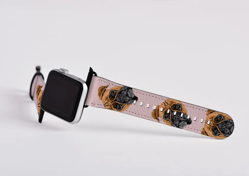 Boxer New Pink Apple Watch Strap