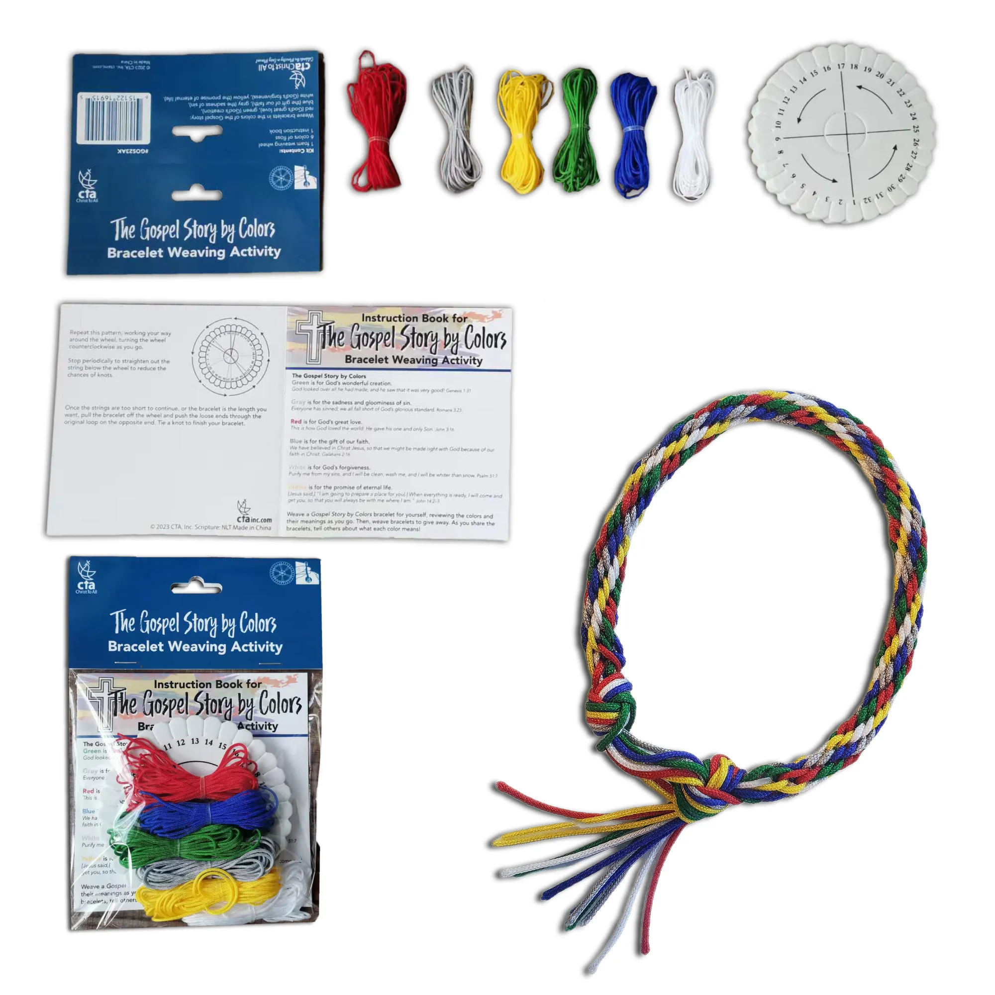 Bracelet Weaving Activity - Gospel Story by Colors