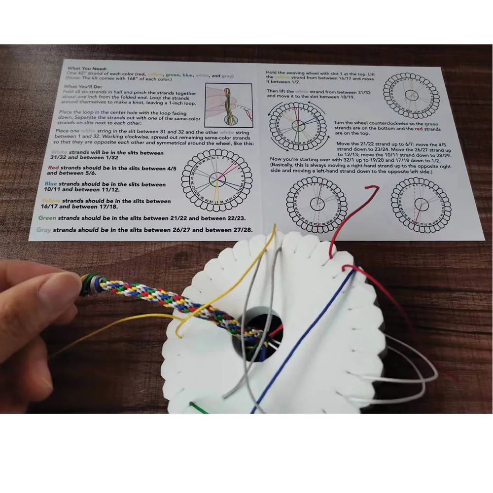 Bracelet Weaving Activity - Gospel Story by Colors