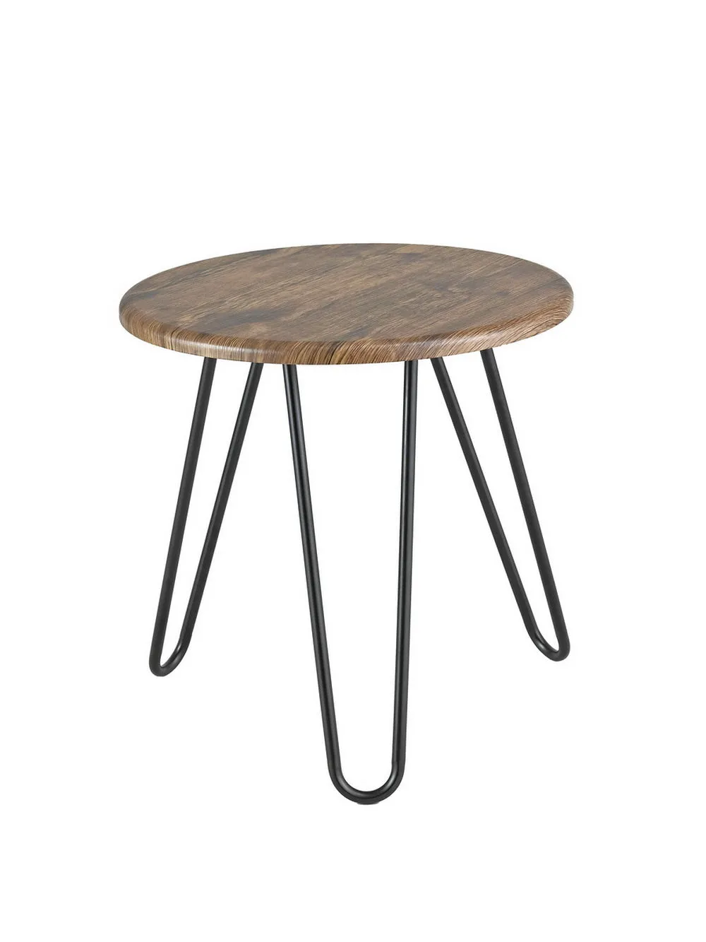 Brockton Round Vintage Effect Side Table