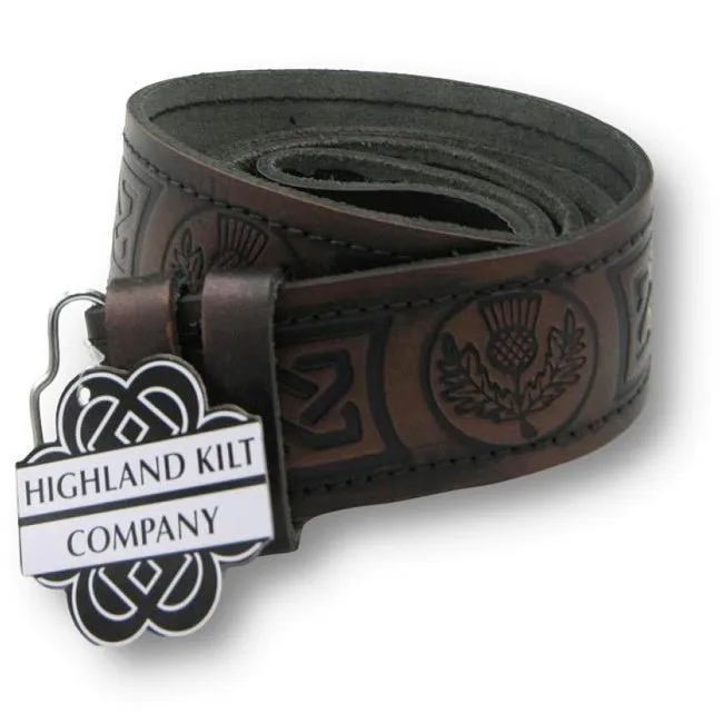 Bronze Wash Kilt Belts