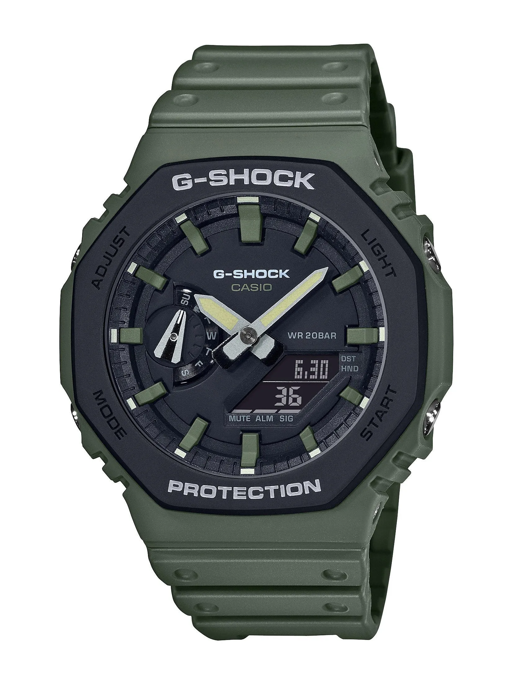 Casio G-Shock Green Watch GA2110SU-3A