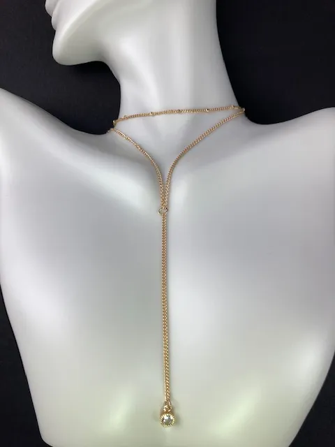 Choker Necklace with Zircon stone Jewelry