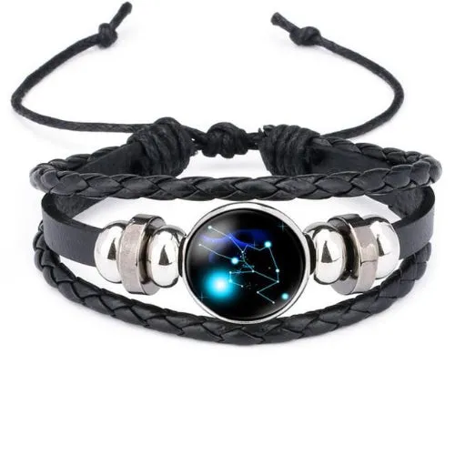 Classy Men Constellation Zodiac Bracelet