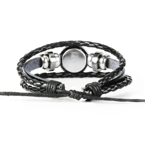 Classy Men Sagittarius Zodiac Symbol Bracelet