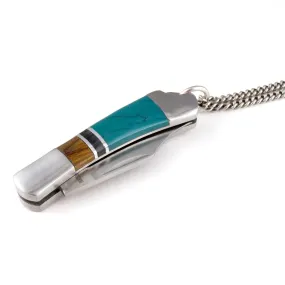 Colorblock Pocketknife Necklace