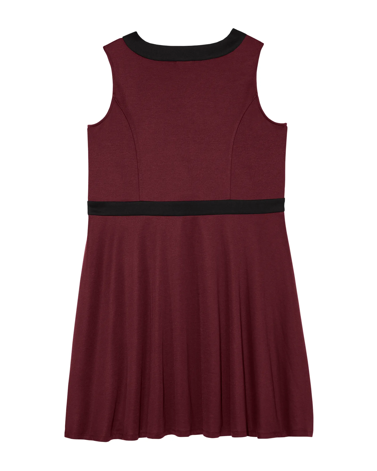 Comfrey Colorblock Dress | Burgundy / Black