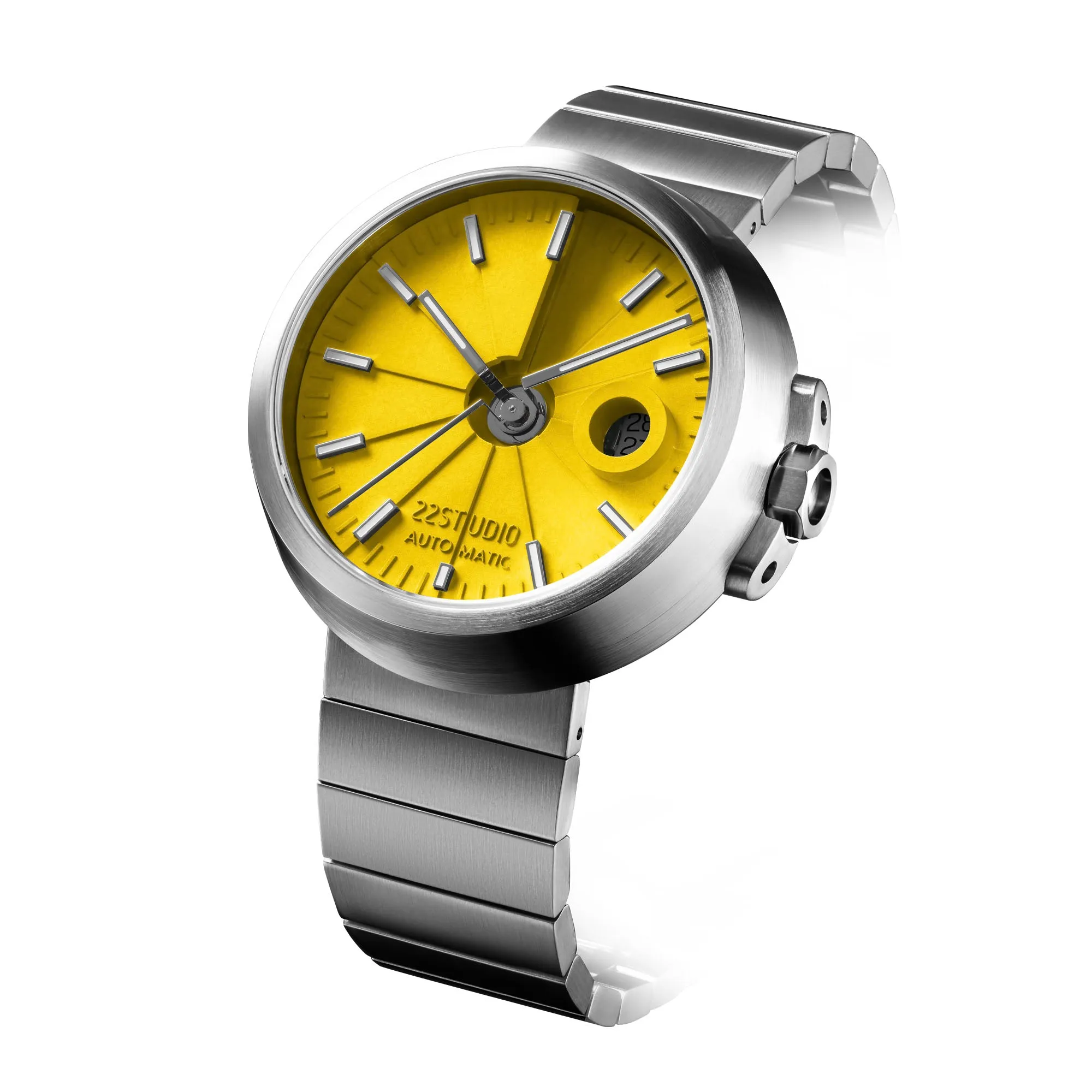 Concrete Watch Automatic 45mm Sport Edition_Bright Yellow