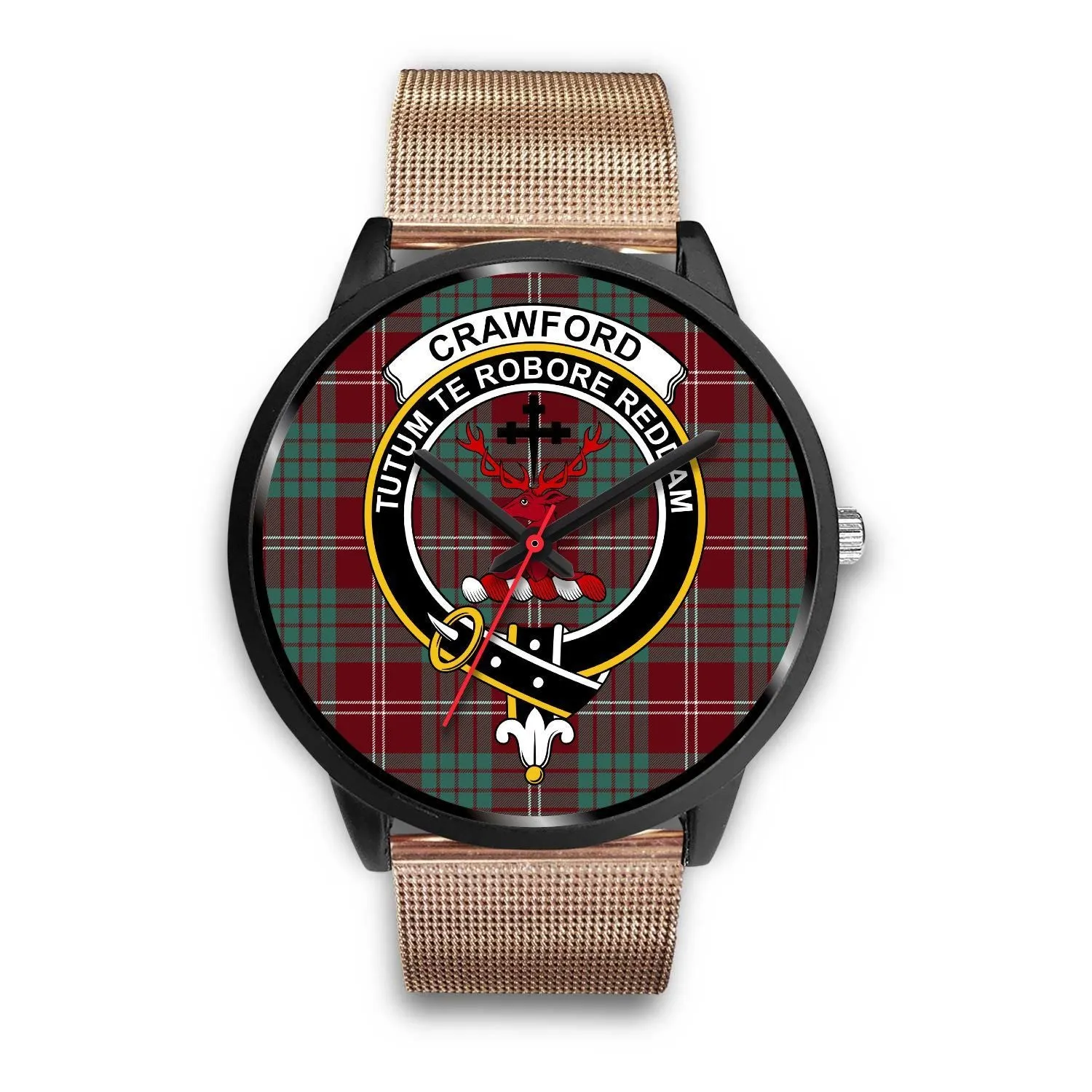 Crawford Modern Clan Badge Tartan Black Watch