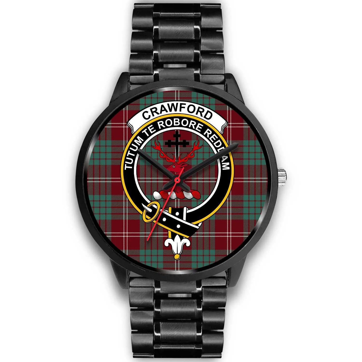 Crawford Modern Clan Badge Tartan Black Watch