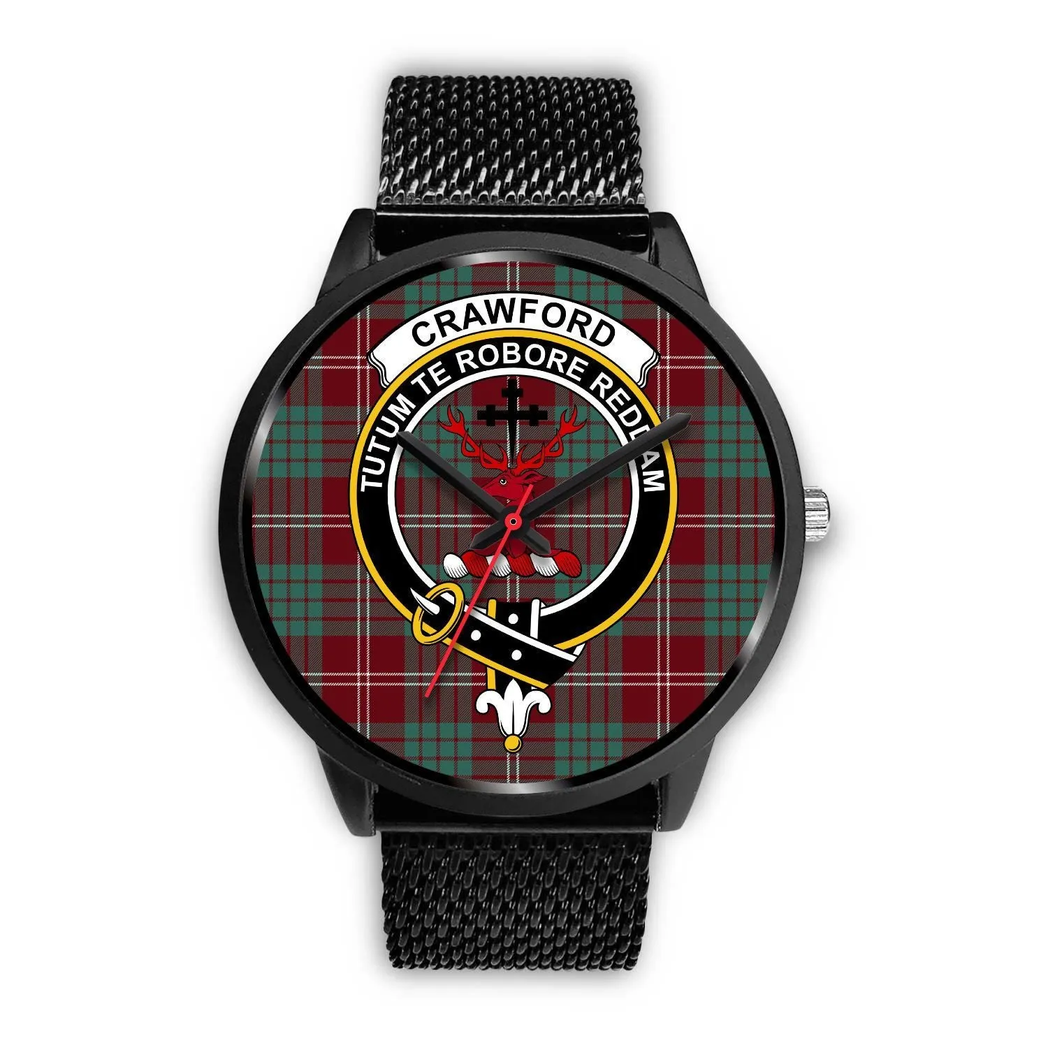 Crawford Modern Clan Badge Tartan Black Watch