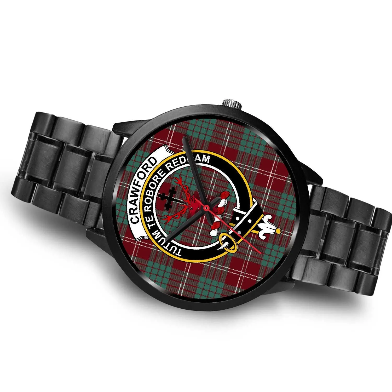 Crawford Modern Clan Badge Tartan Black Watch