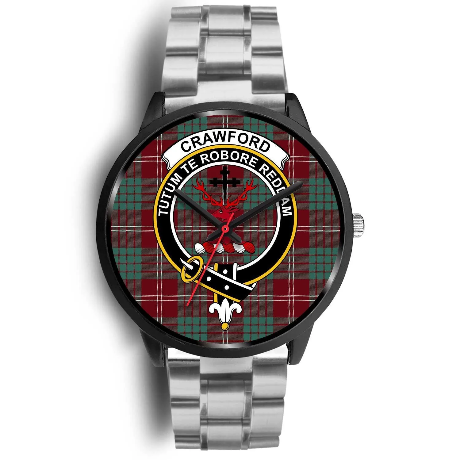 Crawford Modern Clan Badge Tartan Black Watch