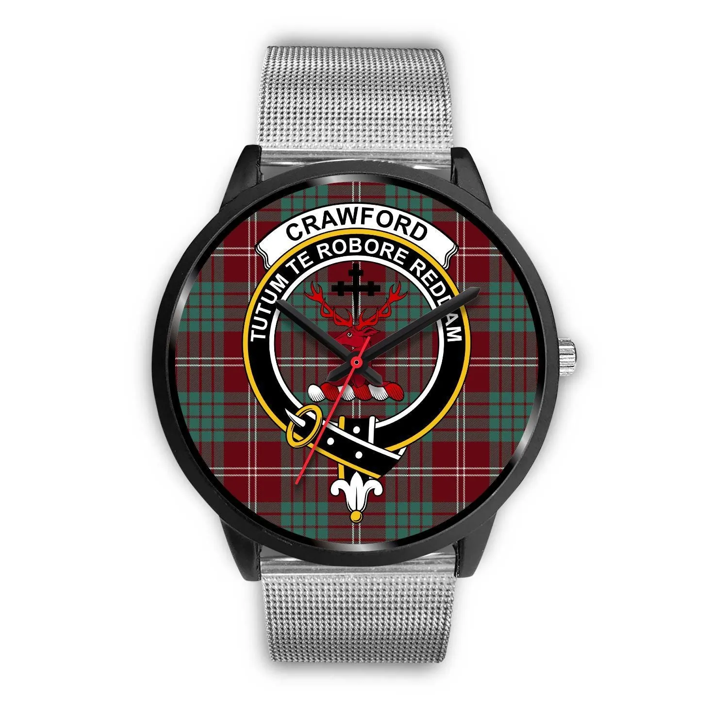 Crawford Modern Clan Badge Tartan Black Watch