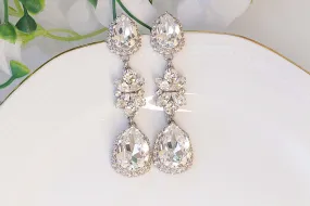 CRYSTAL LONG EARRINGS