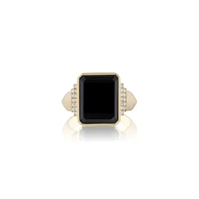 Customized Initial Signet Ring