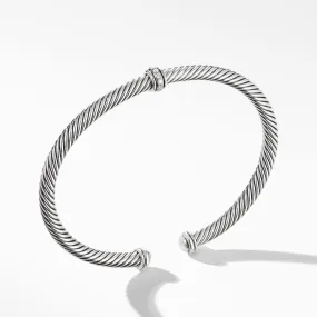 David Yurman Cable Classic Center Station Bracelet with Diamonds