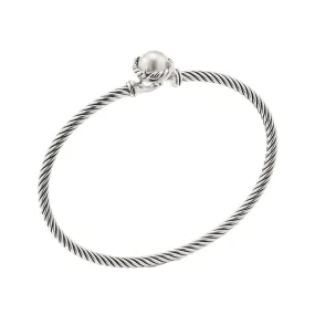 David Yurman Chatelaine Round 3MM Bracelet with Hook Clasp