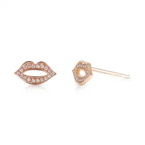 DIAMOND LIP EARRINGS