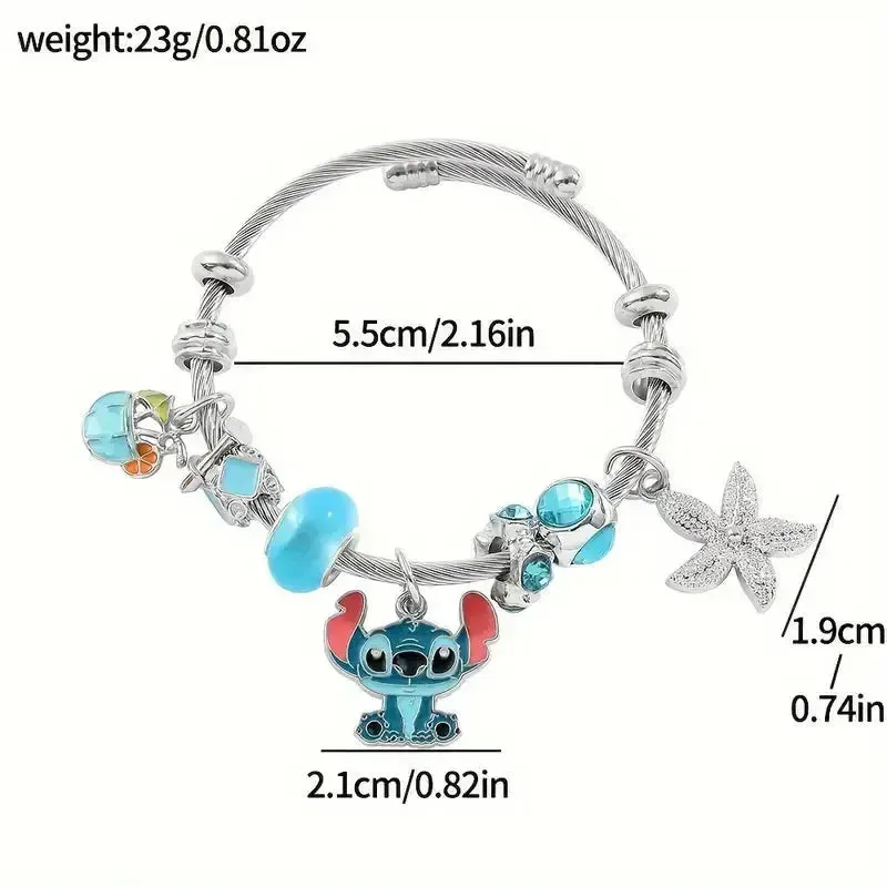 Disney Stitch Charm Bracelet