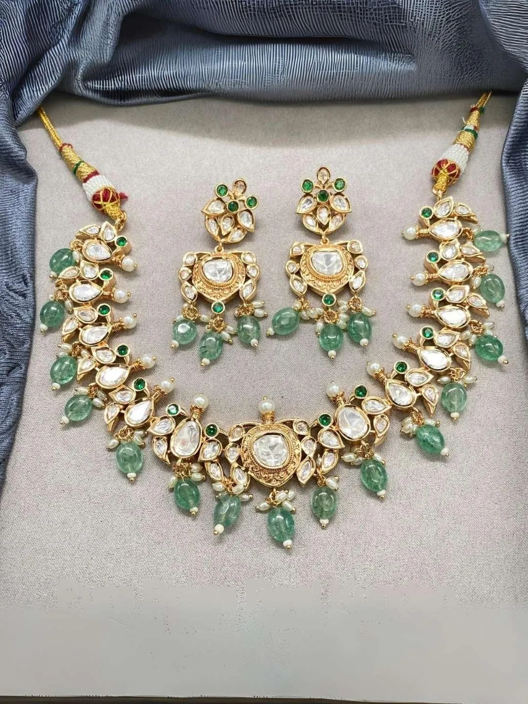 Elegant Victorian Kundan Studded Choker Necklace