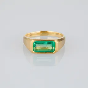 ER28-OOAK | 1.55 Carat One-of-a-Kind Emerald Ring