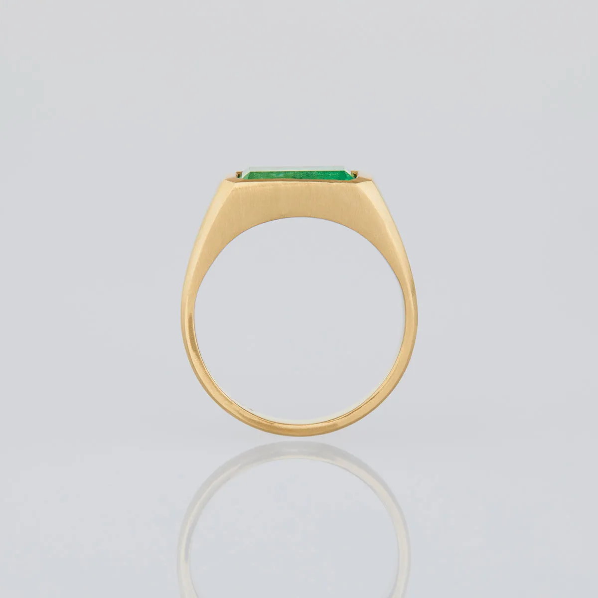 ER28-OOAK | 1.55 Carat One-of-a-Kind Emerald Ring