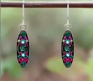 Firefly Jewelry Sparkle Long Oval Earrings-E182EM