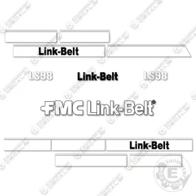 Fits Link-Belt LS98 Decal Kit Crane