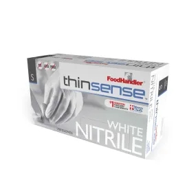 FOODHANDLER® THINSENSE™ WHITE NITRILE GLOVES