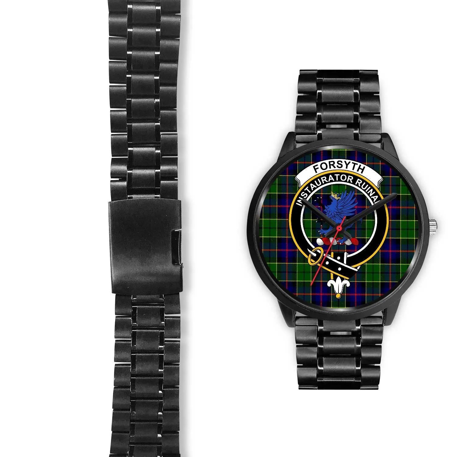 Forsyth Modern Clan Badge Tartan Black Watch