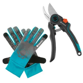 GARDENA ExpertCut Secateurs Bypass   FREE GARDENA Gloves