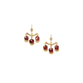 Garnet Anahi Chandelier Earrings