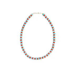 Gather Goods Gameday Turquoise shortie necklace