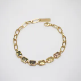 Gemstone Link Bracelet