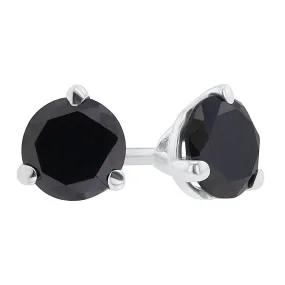 Get Naked Black Diamond Stud Earrings 1 1/2ct