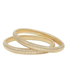 Gold stretch bracelet