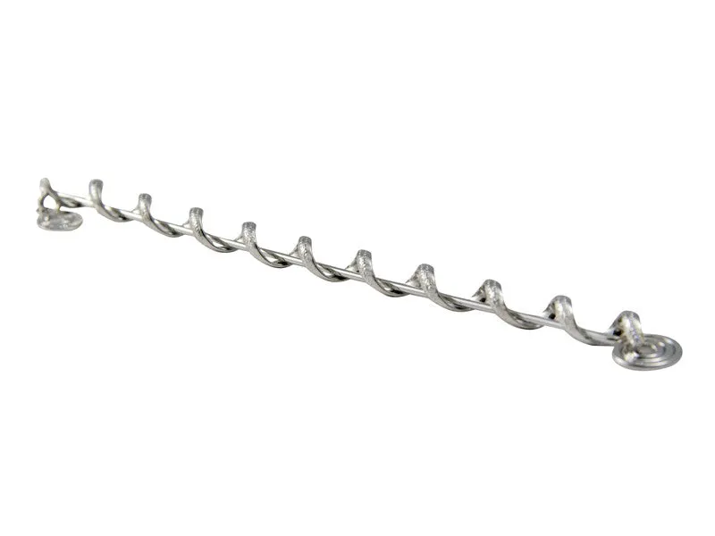 Hair Twister Silver - 6" Mini Hair Wrap