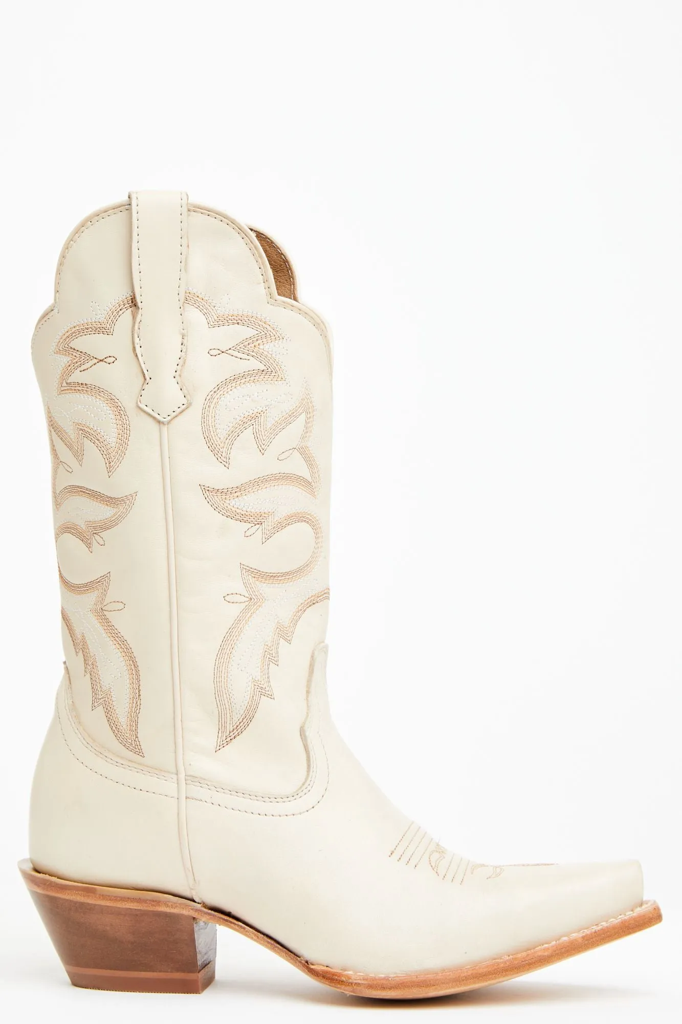 Hairpin Trigger Cream Western Boots - Snip Toe