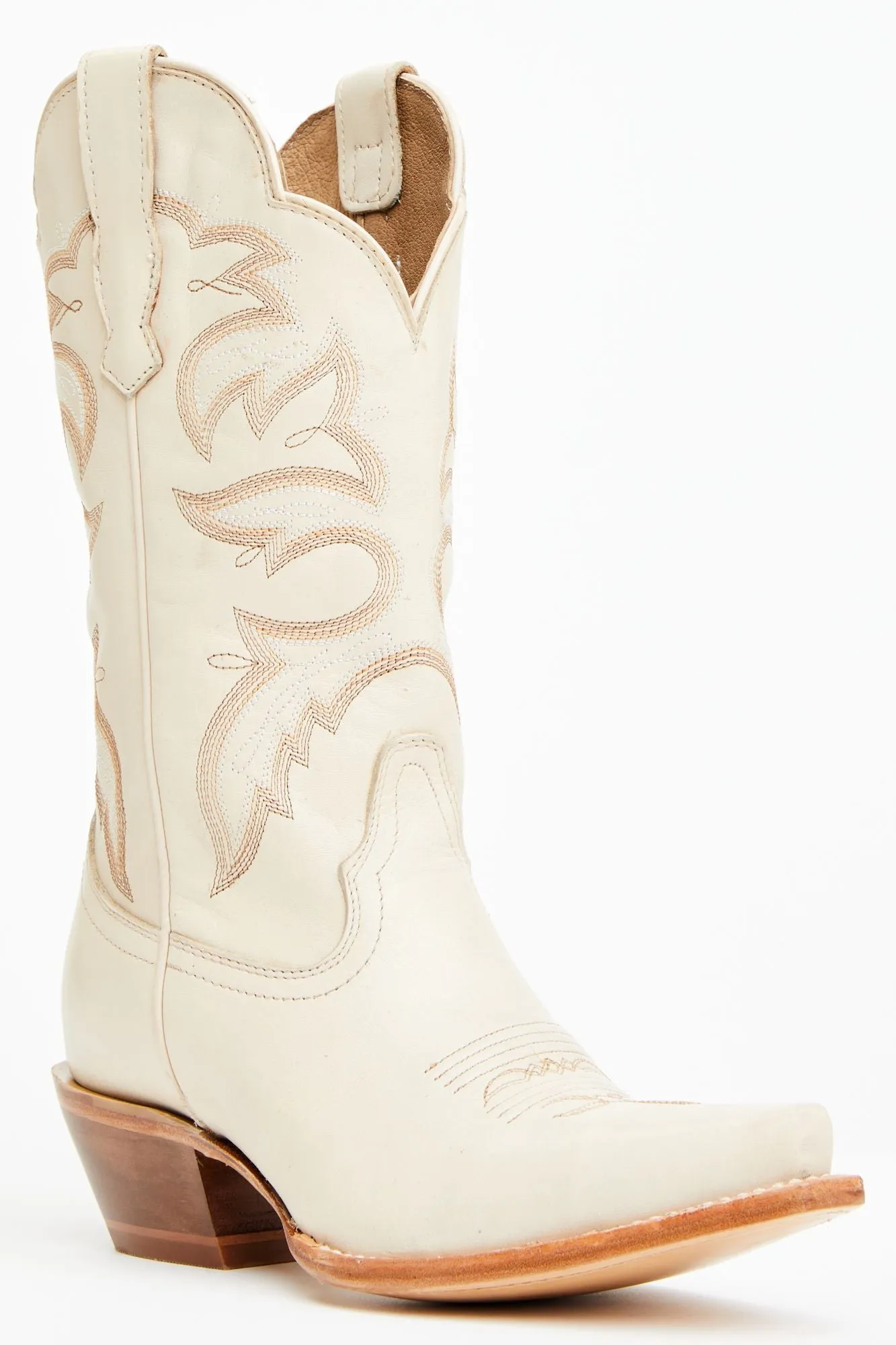 Hairpin Trigger Cream Western Boots - Snip Toe