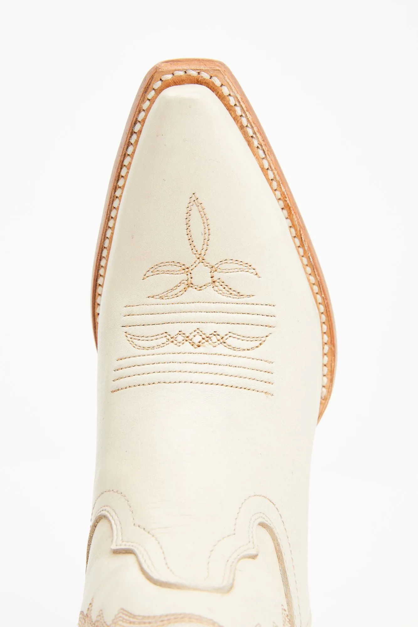 Hairpin Trigger Cream Western Boots - Snip Toe